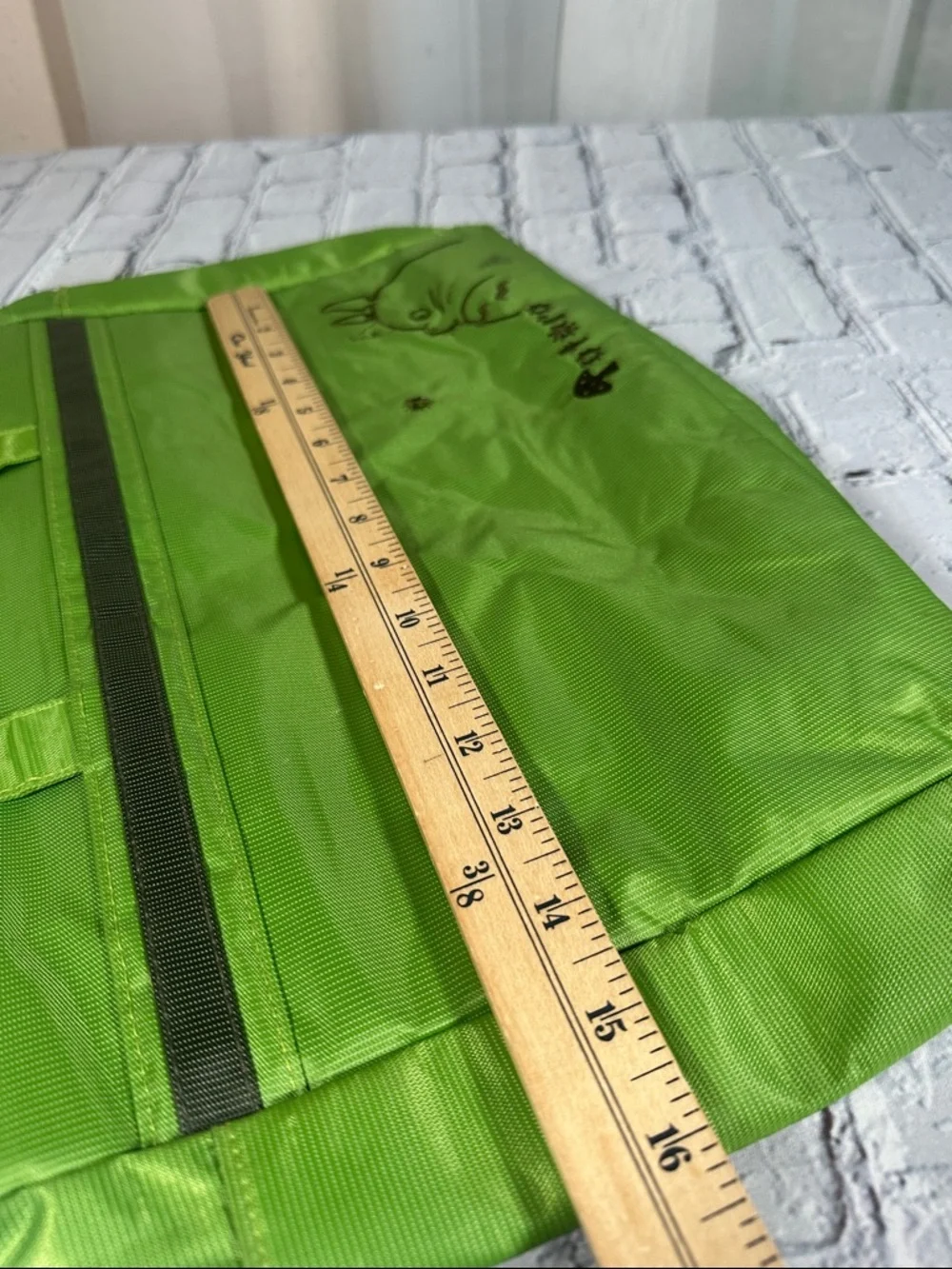 Studio Ghibli My Neighbor Totoro Green Laptop Tote Bag Anime w/ pouch embroidery